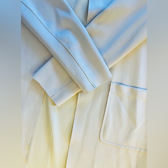 New, Carolina Belle MONTRÉAL Ivory Cardigan With A Hood, Large Pockets. Size M - Picture 4 of 10